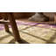 Antique Art Deco Room Size Wool Olive, Purple Rug