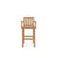 30" Teak Patio Bar Stool