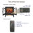 24 Inch 3D  Flame Electric Infrared Quartz Fireplace Stove With Remote Control