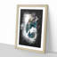 Elephant Profile - Framed Print-56742653-56742655