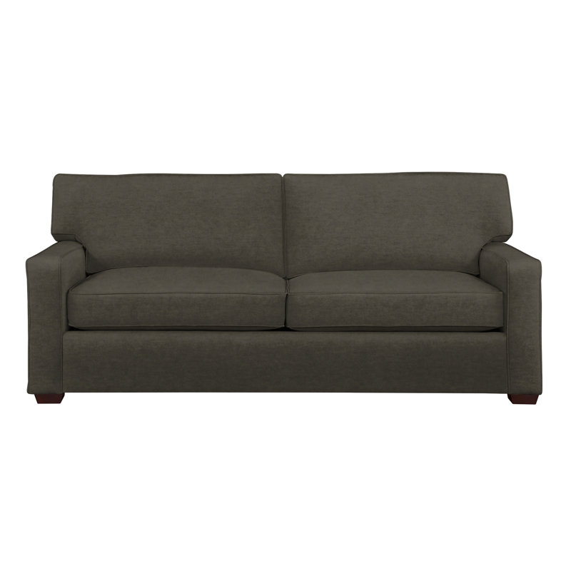 Taylor Upholstered 88'' Sofa, Bella Ash Performance Velvet