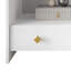 Deux tables de chevet blanches