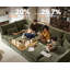 Canapé modulaire surdimensionné, canapé modulaire en velours côtelé extra profond avec méridienne, causeuse en chenille moelleuse certifiée FSC pour le salon-1667399