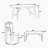 6 - Person Four Leg Dining Set-673718688-673718719-673718718