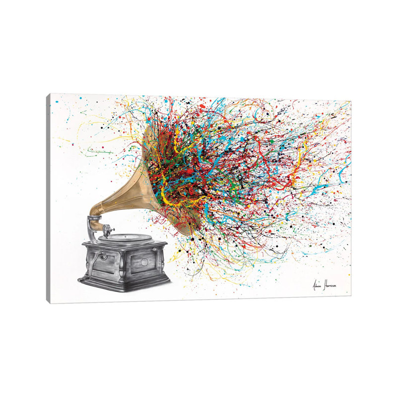 Turn It Up - Giclée sur toile tendue avec châssis
