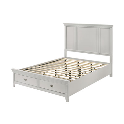 Gleda Solid Wood Storage Panel Bed