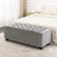 Banc de rangement avec repose-pieds 49 po-194189406