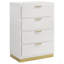 Commode blanche à 4 tiroirs Sophia-1295352285