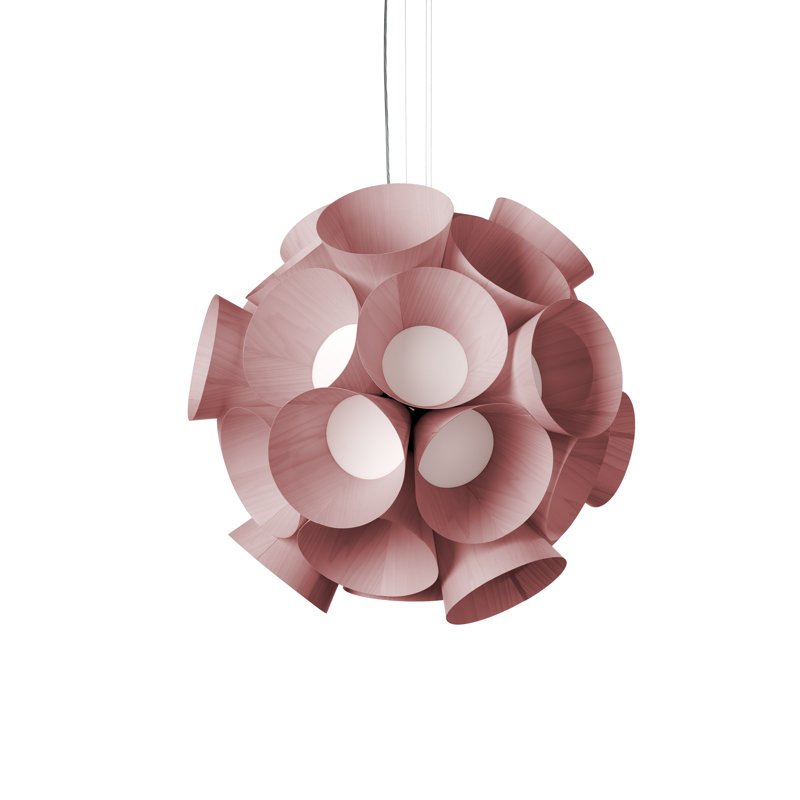 Dandelion LED Pendant, Pale Rose, 2700K LED