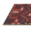 Tapis de zone rouge/noir contemporaine-420815156