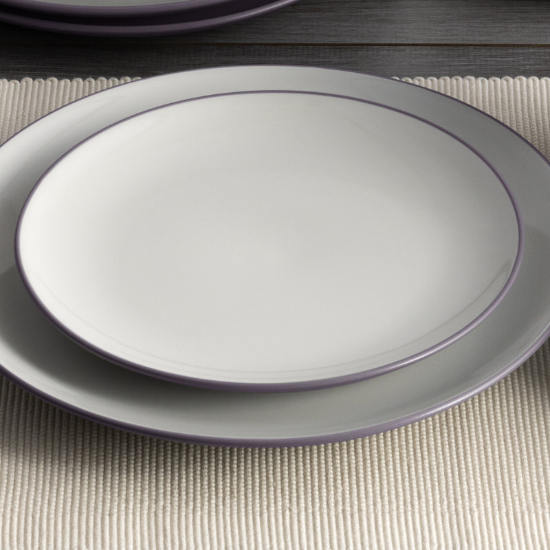 Noritake Colorwave Coupe Salad Plates, 8-1/4", Grey