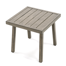Table d'extérieur en aluminium 1 pièce Nevim avec cadre peint à la main