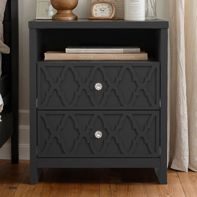 Chessani 26.8" 2 Drawer Nightstand