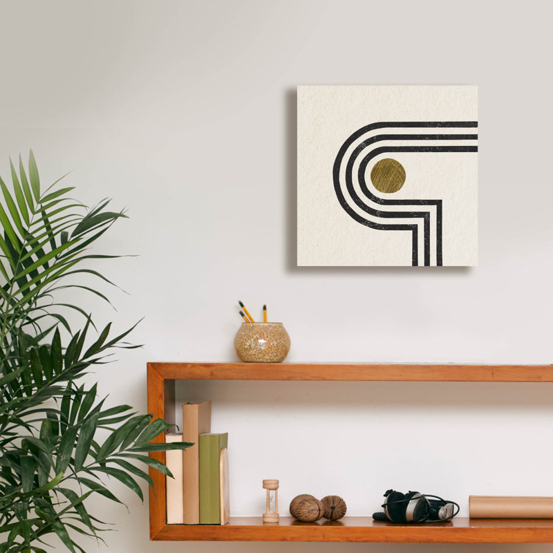 «Path 6» par Moira Hershey, art mural sur toile, H 12 po x l 12 po x P 0,75 po