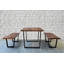 Solid Wood Top Dining Table