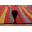 Tapis rayé bohème vibrant 5 x 10