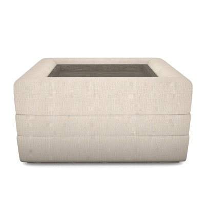 Boyden Ottoman with Wood Tray