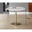 Round Metal Base Dining Table-373711941