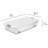 Sterilite Plastic Clear Stackable Latching Storage Box Container
