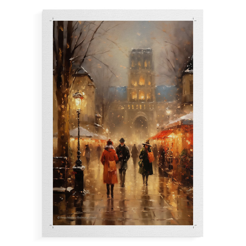 Art des Fêtes de Noël - CCCCXX - Impression sur toile seulement - NON-CADRE, H 27 po x l 18 po