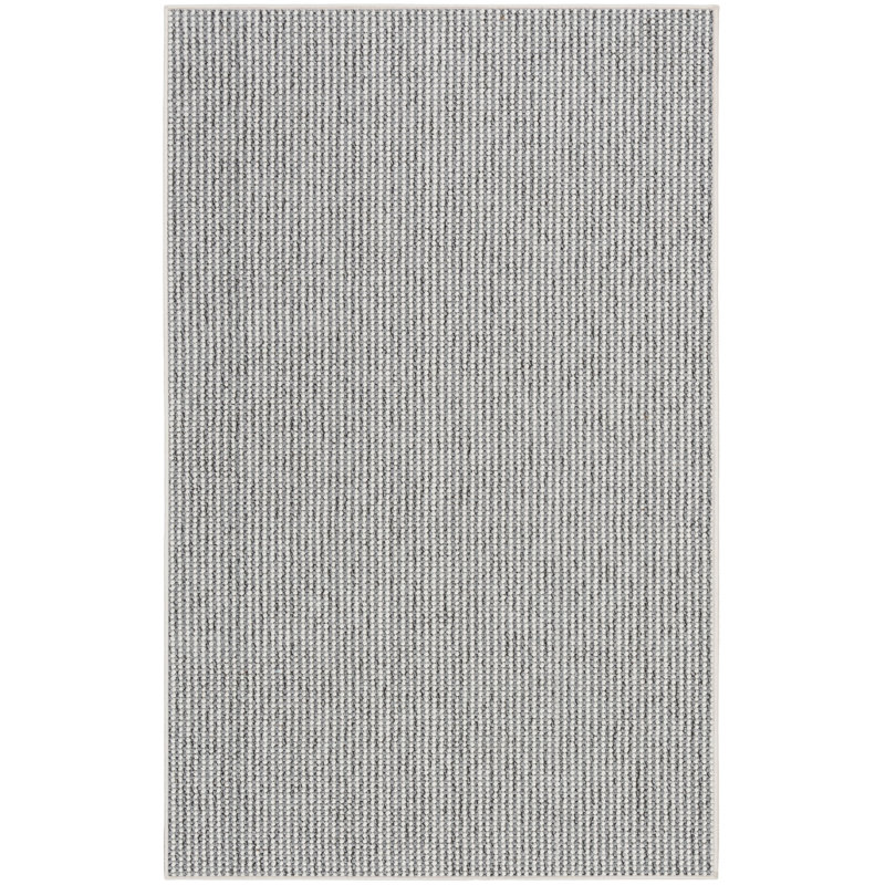 Tapis Bagby, Ivoire / Gris, Rectangle 2 pi 2 po x 3 pi 9 po