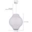 Luminaire suspendu lanterne sculpturale 1 lumière-709311697