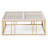Carmela Glass Top Coffee Table