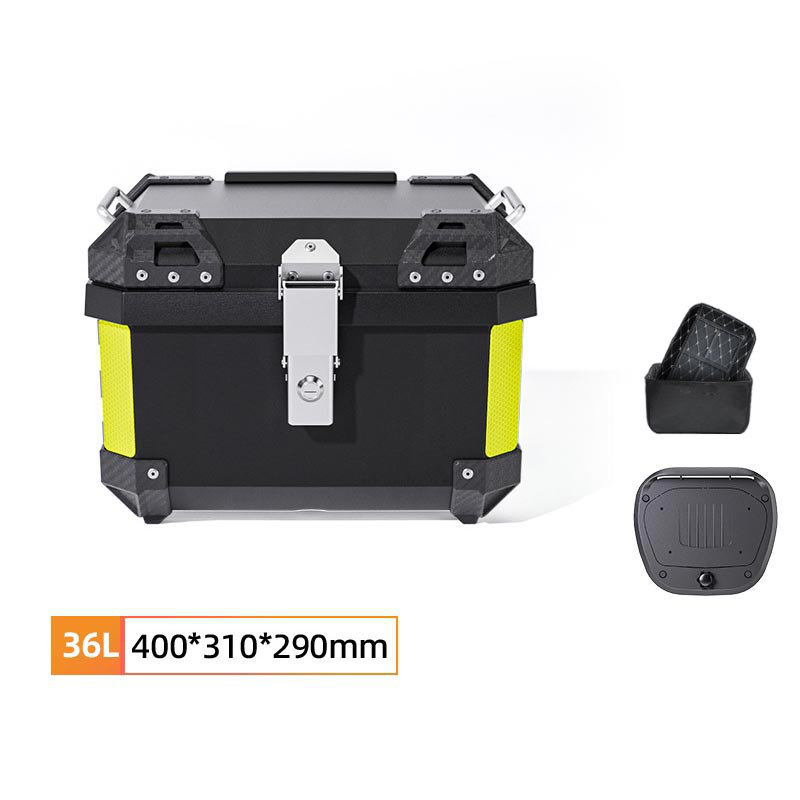 Motorcycle Rear Top Box Luggage Top Tail Carrier Tool Lock Box Universal