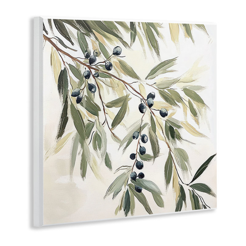 Plaque murale pétales d'olive pastel, design par Mona Grace