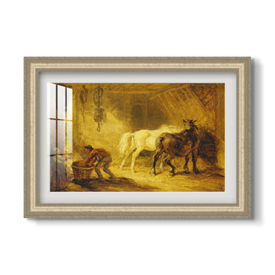 Brebis et agneaux de la lande, 1810 - James Ward - Estampe encadrée sur mesure