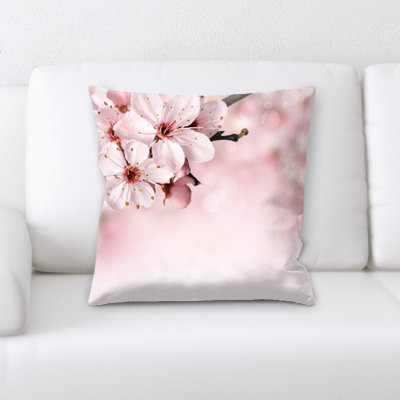 Close Up Microsuede Reversible Throw Pillow