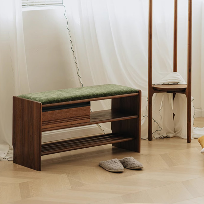 Banc à chaussures en bois massif