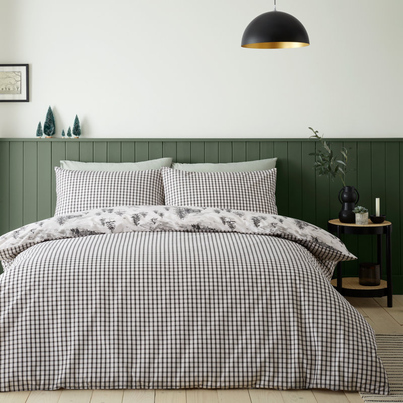 Brushed Alpine Village Duvet Cover Set, Single - 1 Pillowcase Standard (50 x 75cm)