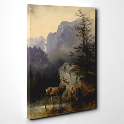 Friedrich Gauermann - Wrapped Canvas