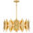 Hayley 6-Light Gold Leaf Pendant Light