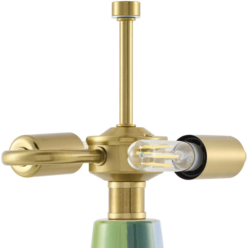 Galleria Table Lamp, Green, Green