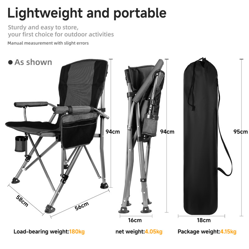 Camping Chair, Grey