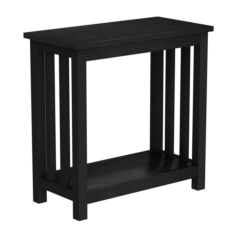 23.6" H Vertical Engineered Wood Side Table