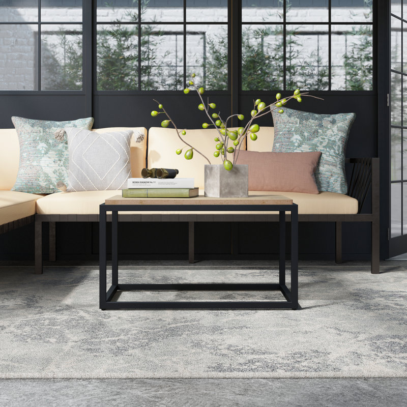 Table basse Shaun, Travertin