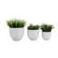 Pots à fleurs contemporains d'extérieur ou d'intérieur en terre cuite pour le salon ou le patio - pot de fleurs rustique décor à la maison - ensemble de 3, 9, 7, 6