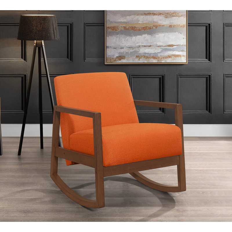Fauteuil de 32 po de largeur, Tissu orange performance