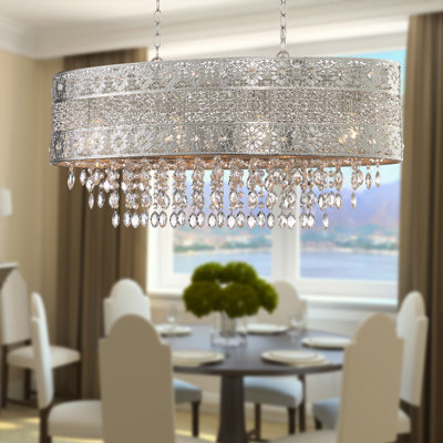 Prindle 4  Light Statement Drum Chandelier
