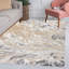 Tapis beige / ivoire à motif marbré Bille-1689762613