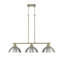 Luminaire suspendu linéaire 3 lumières Laramy-107150101-107150102