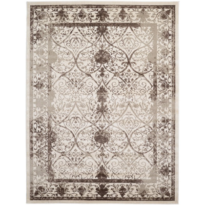 Tapis oriental beige / brun Ade