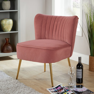 Akaya Velvet Barrel Chair