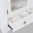 Pearce Westport Modern Farmhouse Tall Accent Storage Cabinet with Glass Doors and Adjustable Shelves - White-1381862118