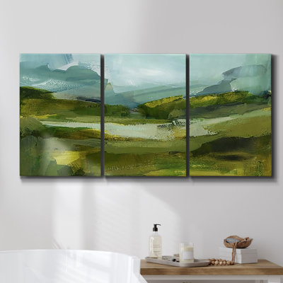 " Meadow In Giverny, Spring Effect, 1890 " 3 - Pieces