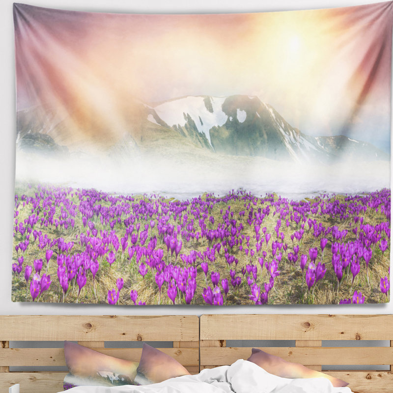 Landscape Polyester Tapestry, 32" H x 39" W