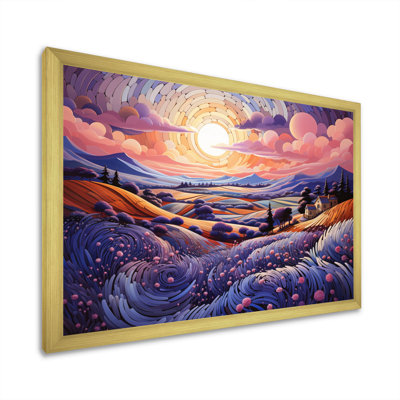 " Countryside The Violet Field IV "
